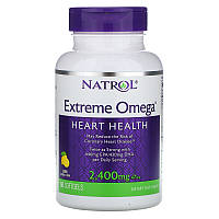 Омега Extreme, Extreme Omega, Natrol, 2,400 мг, 60 кап. (NTL-04510)