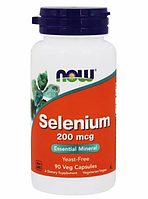 Селен (Selenium), Now Foods, 200 мкг, 90 капсул (NOW-01485)