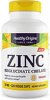 Цинк, Zinc Bisglycinate Chelate, Healthy Origins, 50 мг. 120 капсул (HOG-39550)