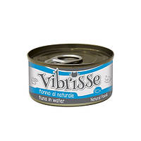 Vibrisse Тунец с корюшкой в соусе натуральные консервы для котов - 140 г