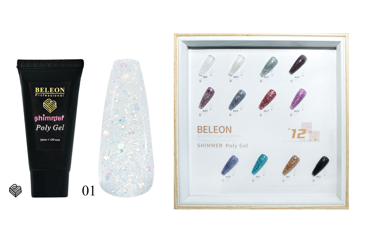 Poly Gel BELEON Shimmer №01