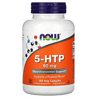 5-HTP, Now Foods, 50 мг, 180 капсул (NOW-00101)