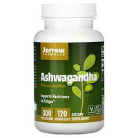 Aшваганда, Jarrow Formulas, 300 мг, 120 растительных капсул (JRW-22014)