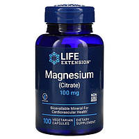 Цитрат магния, Life Extension, 100 мг, 100 капсул (LEX-16821)