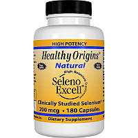 Селен, Seleno Excell, Healthy Origins, 200 мкг, 180 капсул (HOG-15092)