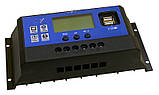 Контролер заряду RBL-60A (PWM, струм 60А, 12/24В, РК індикатор, 2xUSB 5В), фото 2