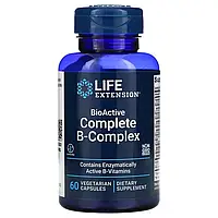 В-комплекс витаминов, BioActive B-Complex, Life Extension, 60 капсул (LEX-19456)