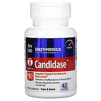 Протикандидний засіб, Candidase, Enzymedica, 42 капсули (ENZ-20140)