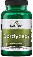 Кордицепс, Cordyceps, Swanson, 600 мг, 120 капсул (SWV-11716)