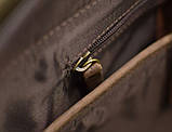 Чоловіча сумка-портфель шкіра + парусина RH-3960-4lx від українського бренда TARWA, фото 8