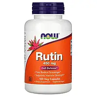 Рутин, Rutin, Now Foods, 450 мг, 100 капсул (NOW-00735)