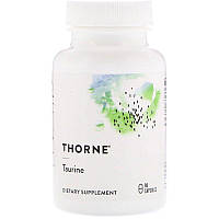 Таурин, Taurine, Thorne Research, 90 капсул (THR-51102)