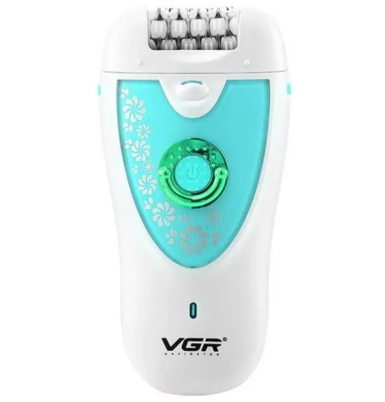 Епілятор 2 в 1 VGR V-722, зелений, фото 1