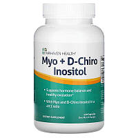 Мио-инозитол + D-хиро инозитол, Myo + D-Chiro Inositol, Fairhaven Health, 120 капсул (FHH-00227)