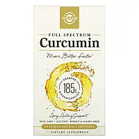 Куркумин, Curcumin, Solgar, 30 мягких гелей (SOL-59597)