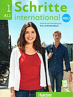 Підручник та робочий зошит Schritte international Neu 1: Kurs- und Arbeitsbuch mit Audio-CD