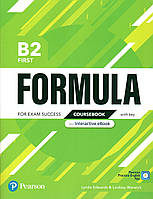 Підручник Formula B2 First: Coursebook with Key with Interactive e-Book, Digital Resources and App