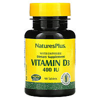 Вітамін Д, Vitamin D, Nature's Plus, 400 МЕ, 90 таблеток (NAP-00991)