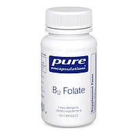 Витамин B12 и Фолат, метилкобаламин, B12 Folate, Pure Encapsulations, 60 капсул (PE-00026)