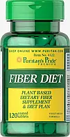 Пищевые волокна, Fiber Diet, Puritan's Pride, 120 таблеток (PTP-14122)