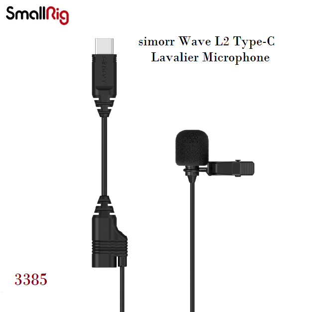 Мікрофон SmallRig Simorr Wave L2 Type-C Lavalier Microphone 3385 (3385)