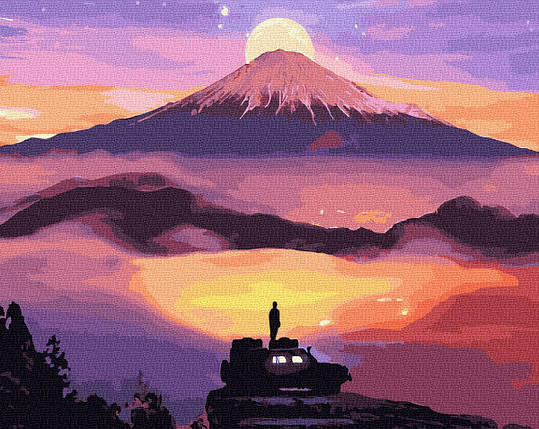 Кермо Картина за номерами (BRM32866) Закот із машини, 40 х 50 см,, фото 1