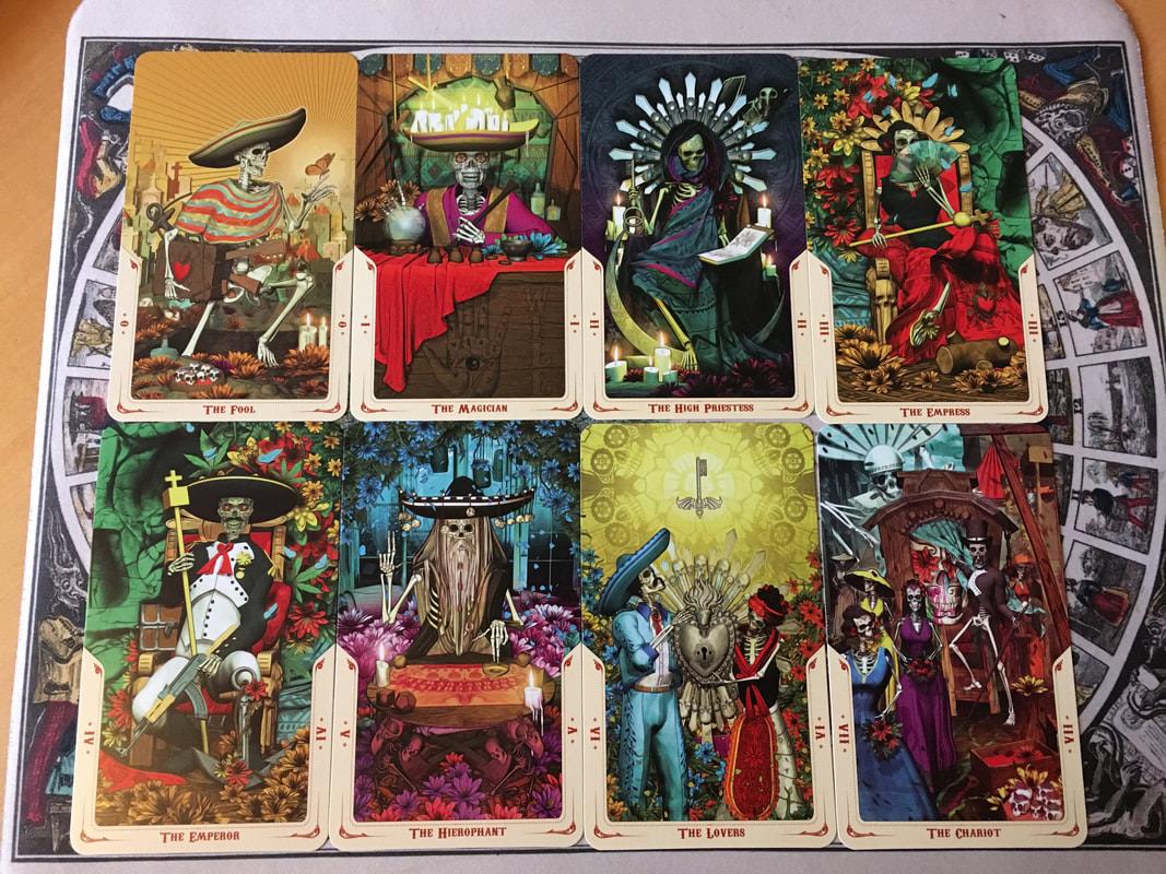 Карты Таро Святой Смерти. Santa Muertte Tarot - фото 4 - id-p1310023872