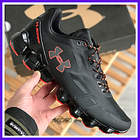 Кроссовки мужские Under Armour Scorpio black red / Андер Армор Скорпио черные красные