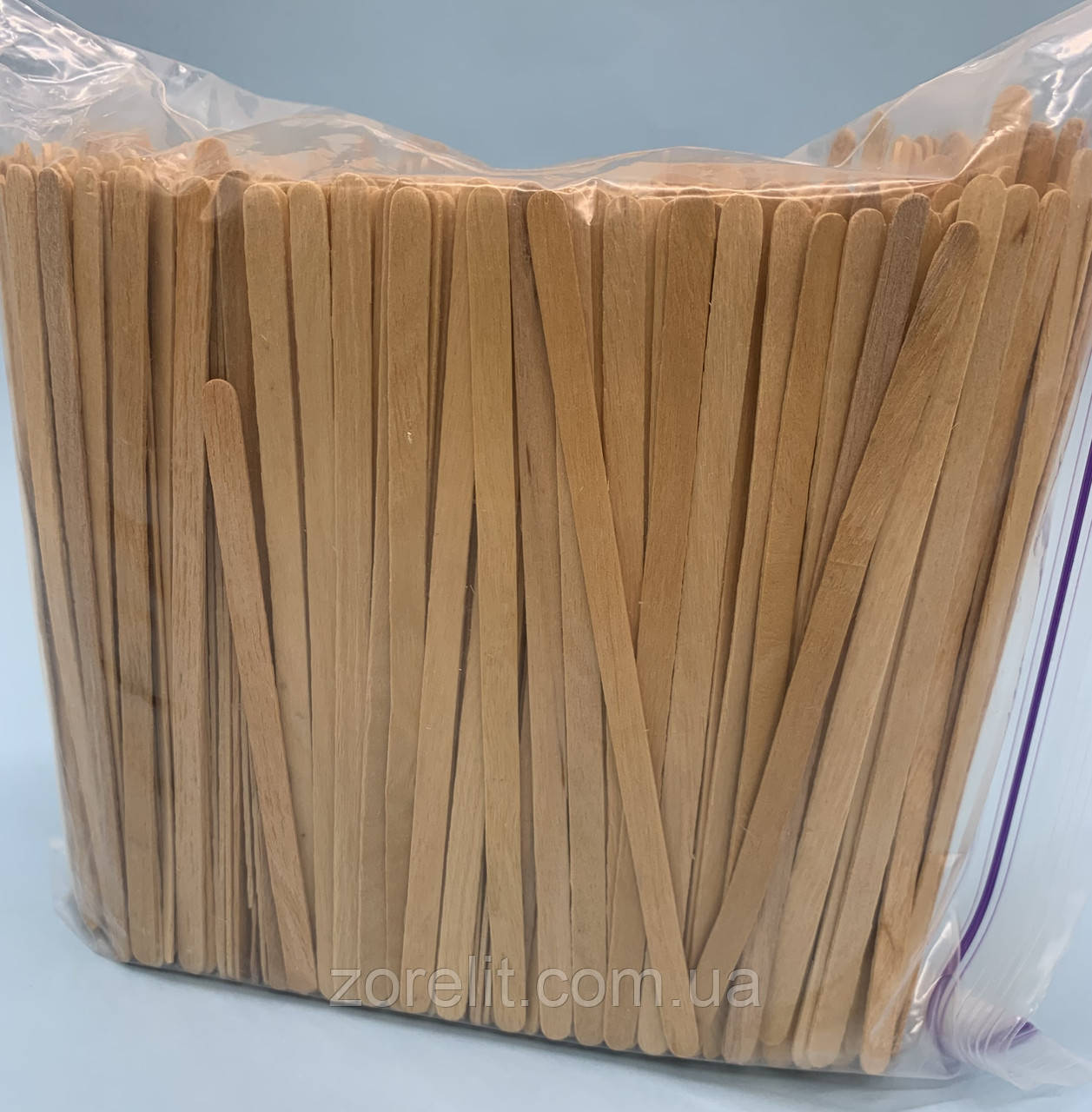 Мішалка дерев’яна одноразова, 140мм*5мм, 820 шт/уп, фото 1