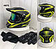 Мотошолом Ендуро H075M для мотокросу або квадроцикла + КОМПЛЕКТ у Подарунок (Окуляри, Рукавички, Маска) - фото 1 - id-p1651222268
