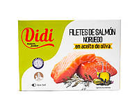 Филе лосося в оливковом масле Didi Filetes De Salmon Noruego En Aceite De Oliva, 115 г 8426963938044