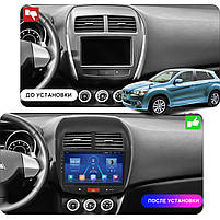 Штатна магнітола 10" Lesko для Mitsubishi RVR III 2010-2012 6/128Gb 4G Wi-Fi GPS Top Міцубісі 8 шт., фото 4