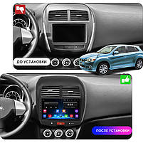 Штатна магнітола 10" Lesko для Mitsubishi RVR III 2010-2012 2/32Gb/ Wi-Fi GPS Optima Мітцубісі 8 шт., фото 4
