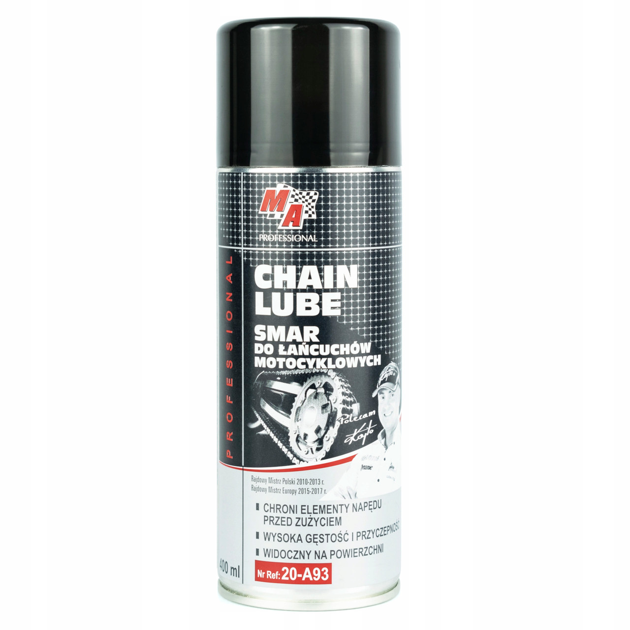 Мастило всіх типів ланцюгів мотоциклів Moje Auto Chain Lube 400 мл (20-A93)