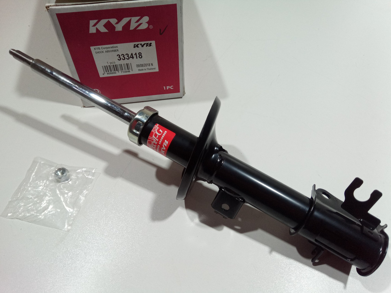 Амортизатор передній Aveo (газ-масло), KAYABA (333418) лівий Excel-G (96410167), фото 1