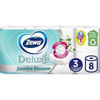 Туалетний папір Zewa Deluxe Жасмін 3 шари 8 рулонів (732541171753)