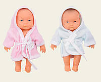 Пупс у халаті FD221 гумовий малюк лялька 16 см дитяча іграшка для дівчаток