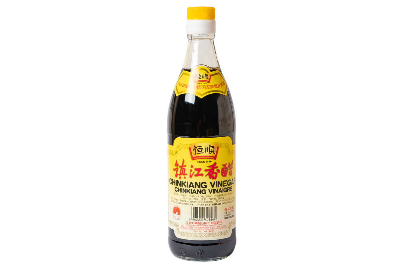 Оцет рисовий темний (5%) Chinkiang GOLD PLUM 550 мл