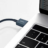 Кабель USB to Lightning 2 метра Baseus Superior Fast Charging Data 2.4A 2m (CALYS-C03) Blue, фото 7