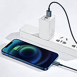 Кабель USB to Lightning 2 метра Baseus Superior Fast Charging Data 2.4A 2m (CALYS-C03) Blue, фото 8