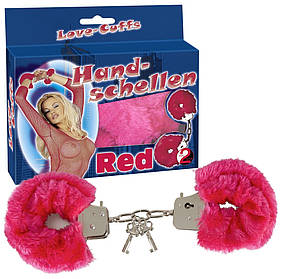 Качеські наручники Love Cuffs Red all СКИДКА