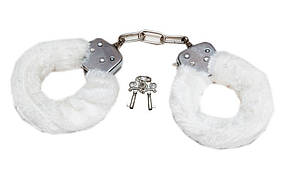 Качеські наручники Toy Joy (Нідерланди) Furry Fun, білі  all СКИДКА112