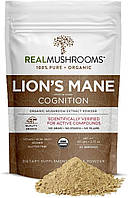 Real Mushrooms Lion's Mane / Ежовик гребенчатый для когнитивного здоровья органик порошок 60 гр.