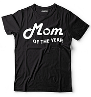 Женская футболка Maма года Mom of the year для мамы