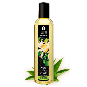 Органічне масажне масло Shunga Erotic Massage Oil Organica Exotic Green Tea 250 мл all СКИДКА