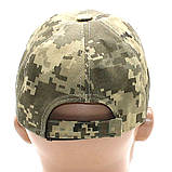 Тактична військова кепка піксель мм14 з липучкою під шеврон Камуфляжна армійська бейсболка кепка польова, фото 4