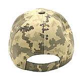 Тактична військова кепка піксель мм14 з липучкою під шеврон Камуфляжна армійська бейсболка кепка польова, фото 3