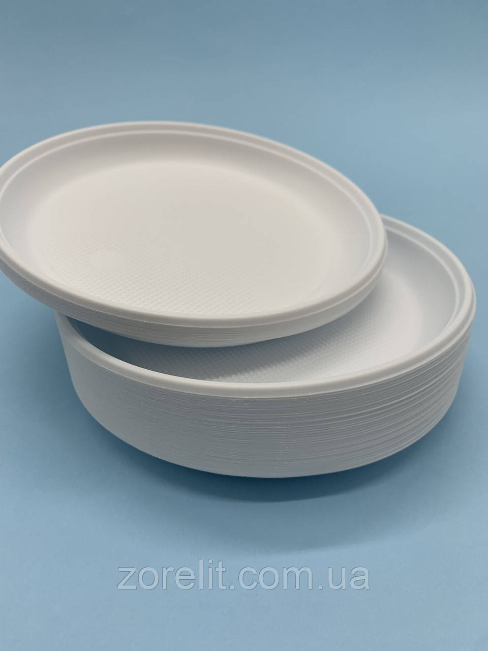 Тарілка пластикова середня 165 мм, 100 шт/уп, фото 1