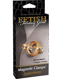 Затиск для сосків Gold Magnetic Clamps від Pipedream all СКИДКА