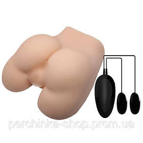 Чоловічий мастурбатор з вібрацією Crazy Bull The Realistic Vagina and Anal від Baile  All 181 all СКИДКА1829